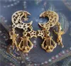 Boucles d'oreilles clou Western Antique Wind European And American Angel Star Crystal Tassel