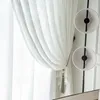 Cortina branca floral transparente rendas bordadas sala de estar para quarto casamento voile flor cortinas janelas pano de fundo europa
