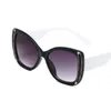 Luksusowy projektant Duża ramka modna kota oko plaża Outdoor Outdoor UV odporne na okulary przeciwsłoneczne UV