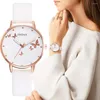 Montres-bracelets 2023 montre pour femmes montres femmes papillon bracelet en cuir Quartz dames Relogio Feminino