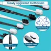 Toothbrush 20pcs Soft Toothbrush Micro Nano Toothbrushes 20000 Soft Bamboo Charcoal Bristles for Fragile Teeth Oral Gum Recession 230609