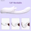 ZEMALIA Rabbit Clitoral Vibrator Sex Toy with Tongue Licking Dildo Female Finger G-Spot Adult Toy Dual Stimulator Massager Women L230518