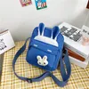 Sacs de soirée dessin animé oreille Messenger sac pour femmes mignon Nylon étudiant épaule multifonctionnel voyage téléphone portable clé petit carré