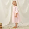 Vestiti da ragazza Ragazze Cute Cotton And Dress Summer New Baby Kids Sleeve Casual Pink Princess Toddler Girl Clothes R230612