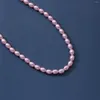 Choker Vintage Style Simple Fake Pearl Chain Necklace For Women Wedding Love Fashion Jewelry Wholesale