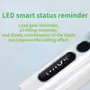 Hårtrimmerklippare för män 3200mAh stort kapacitet Batteri Fem hastighet finjustering Trimemr Haircut Machine LED Display 230612