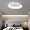 Lampadari Lampada da soffitto a LED in stile moderno e semplice per soggiorno, camera da letto, cucina, lampadari rotondi dal design nero