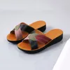 Sandalen CRLAYDK Damen Wedge Sommer Slip On Hausschuhe Plattform Bequeme Leder Pantoletten Walking Outdoor Indoor Nicht Schuhe