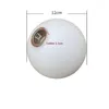 Hängslampor g9 glas lampskärmskruv moderna enkla beslag mjölkiga vita transparent 12 cm/15 cm/20 cm täckkrona
