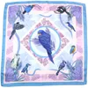 Scarves Mulberry Silk Scarf Europe And The United States Fashion Headscarf Real Printed Sunscreen Four Seasons Lu