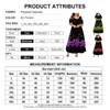 Grande taille robes taille imprimé fleuri épaule froide Maxi robe bohème femmes vacances décontracté ample Vintage longues Vestidos 230612