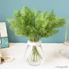 Fleurs séchées plantes artificielles Bouquet de mariage pour la décoration de la maison accessoires guirlande de noël feuilles d'eucalyptus en plastique