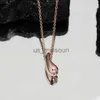 Pendant Necklaces Fashion Luxury Brand Necklace Beans Pendant Necklaces For Women Designer Jewelry waterdrop Necklace Earrings Fit 925 Sterling Silve J230612