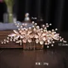 Wedding Hair Jewelry New Trend Comb Tiaras Floral Hairpin For Girls Party Headpiece Shiny Bride Fashion R230612