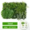 Decoração de festa 60x40 cm plantas artificiais grama parede de casamento pano de fundo flores buxo painéis de cobertura para decoração de jardim interno ao ar livre