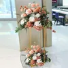 Dekorativa blommor Anpassade 35/50/80 cm Artificial Flower Ball Wedding Decor Table Centerpieces Floral Geometric Shelf Party Stage Display