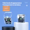 K30 TWS Wireless Headphones Bluetooth Earphones BT 5.3 HiFi Sound Quality Earbuds With LED Display Transparent Tank Headsets in Retail Box