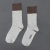 4Colors Knitted Men's Socks High Quality Fashion Socks Letter Printed