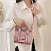 Sacos de noite bolsas de couro envernizado para mulheres 2023 tendência moda pedra padrão bolsa de ombro mulher personalidade luxo pequena bolsa quadrada