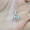 Pendant Necklaces Smyoue 10.8 CT Pendant For Women Simulated Diamond Necklace S925 Sterling Silver Jewelry Girl Valentine's Day Gift 230609