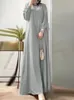 Этническая одежда Марокканская кафтана Королевские женщины -мусульманина Дубай Абайя Турция Хиджаб платье Рамадан Женский