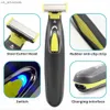 MLG Washable Rechargeable Electric Shaver Beard Razor Body Trimmer Men Shaving Machine Hair Face Care Cleaning L230523