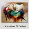 Abstract Pop Art Bill2 Painting on Canvas Hand Painted Modern Restaurant Decor