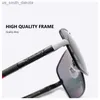 AOWEAR Lunettes de soleil polarisées miroir pour hommes Femmes Luxe Qualité Rétro Rectangle UV400 Conduite Lunettes de soleil gafas de sol L230523