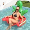 Tubos flutuantes infláveis Fruit lounge brinquedo flutuante dobrável PVC rede inflável para acessórios de piscina resistentes a rasgos de tamanho grande confortável P230612