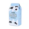 Totes söta mjölklåda kvinnor axelväska designer dricka tecknad utskrift crossbody väskor för kvinnor 2021 harajuku små mynt pursar flickor