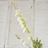 Dekorative Blumen 1 Teile/los 67/80 cm Künstliche Delphinium Blume Zweig Gefälschte Blatt Für Hochzeit Hause Hyazinthe Seide