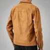 Hommes vestes 2023 hommes printemps veste décontracté rétro moto manteau coréen mince travail manteaux col rabattu pour
