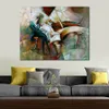 Figurative Canvas Abstract Art Piano Music Hand Painted Artwork Romantic House Decor