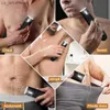 Electric Groin Hair Trimmer Shaver Machine with LED Lighting Body Pubic Groomer Clippers Cutting Beard Razor Shaving Tools Safe L230523