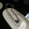 Pendentif Colliers pendentif en or collier de perles bijoux de créateur cd chaîne de diamants viking ange coeur femmes lettres en acier inoxydable cadeau unisexe vivian we J230612