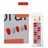 False Nails Colorful Artificial Full Cover Fake Fingernails For Bride Wedding Polish Free Manicure SANA889