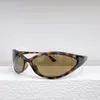 Luxury Designer 90S Oval Sunglasses Orange Black Fashion Men Women Dress Eyeglasses Top Quality Party Fashion Show Glasses BB0285S with Box