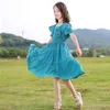 Girl's Dresses Girls Short-sleeved Dress Summer New Children's Princess Little Girl Elegant Avant-garde Premium R230612