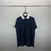 2 męskie polo t-koszulka haft mody krótkie rękawy Topy Turndown Kołnierz TEE Casual Polo Shirts M-3xl#144