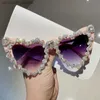 2022 Vintage Seksowne okulary przeciwsłoneczne dla kobiet Nowa luksusowa marka Diamond Sun Glasses Ladies Retro Hip Hop Fajne okulary L230523