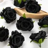 Fleurs séchées 10 pièces, roses de jardin artificielles pour mariage, décoration de fête à domicile, Bouquet de mariée de noël, broche de boîte à bonbons DIY