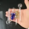 Glass Smoking Pipes Manufacture Hand-blown bongs Multi Bend Charge Hulu Shaoguo