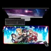 Rest Sword Art Online RGB XXL Mause Pad 90x30CM anime anime non slip mousepad tastiera per banchi di gamer tastiera computer pad mouse pad mat di gioco deskmat