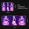 Pads Moneko Anime Game Mouse Pad RGB Mini Laptop Keyboard Pad Lock Dsek Mat LED Color Light Mouse Pad XXL Gamer Gaming Accessories