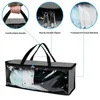 Sacs de rangement Baseball Hat Organizer Bag Transparent Clear Zipper Portable Travel Case For Supply