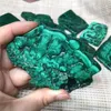 Esemplare di minerale di cristallo di fetta di malachite naturale lastra di quarzo lucido roccia regalo di decorazione della casa energia 230609