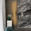 Lampa ścienna Temar Nowoczesna mosiężna dioda LED 3 kolory Vintage Creative Sconce Light for Home El Decor salon