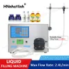 Riempitrice di liquidi semiautomatica a teste singole Pompa peristaltica Succo d'acqua Bevanda Olio Tavolo portatile Imballaggio Linea di produzione Riempitrice di bottiglie 3-2400ml