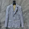 Męskie Blazers Autumn Spring Cardigan Slim Fit Projektant mody Blazer Casual Business Party Office Formal Men Mężczyzn