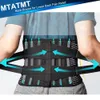 Waist Support Back Braces for Lower Pain Relief with 6 Stays Breathable Belt MenWomen work lumbar support belt 230613